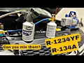 R-1234YF and R-134A Refrigerant