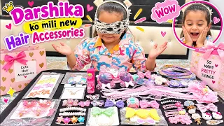 Darshika Ko Mili Sundar-Sundar Hair Accessories 👩‍🦰|| @Darshikaandmamma 