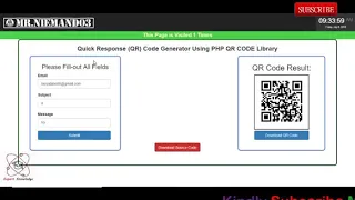 Download Quick Response QR Code Generator in php Source Code