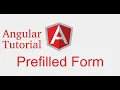 Angular tutorial in Hindi Pre filled Form template driven form TDF