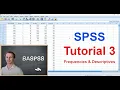 SPSS Tutorial - Frequencies Descriptives