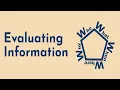 Evaluating Information