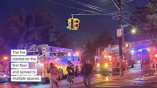 Staten Island apartment complex fire sends 13 to hospital