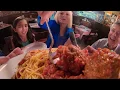 Buca di Beppo Shareable Dishes with the Famiglia