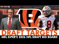 Cincinnati Bengals Draft Targets From ESPN s Mel Kiper s NEW 2026 NFL Draft Big Board