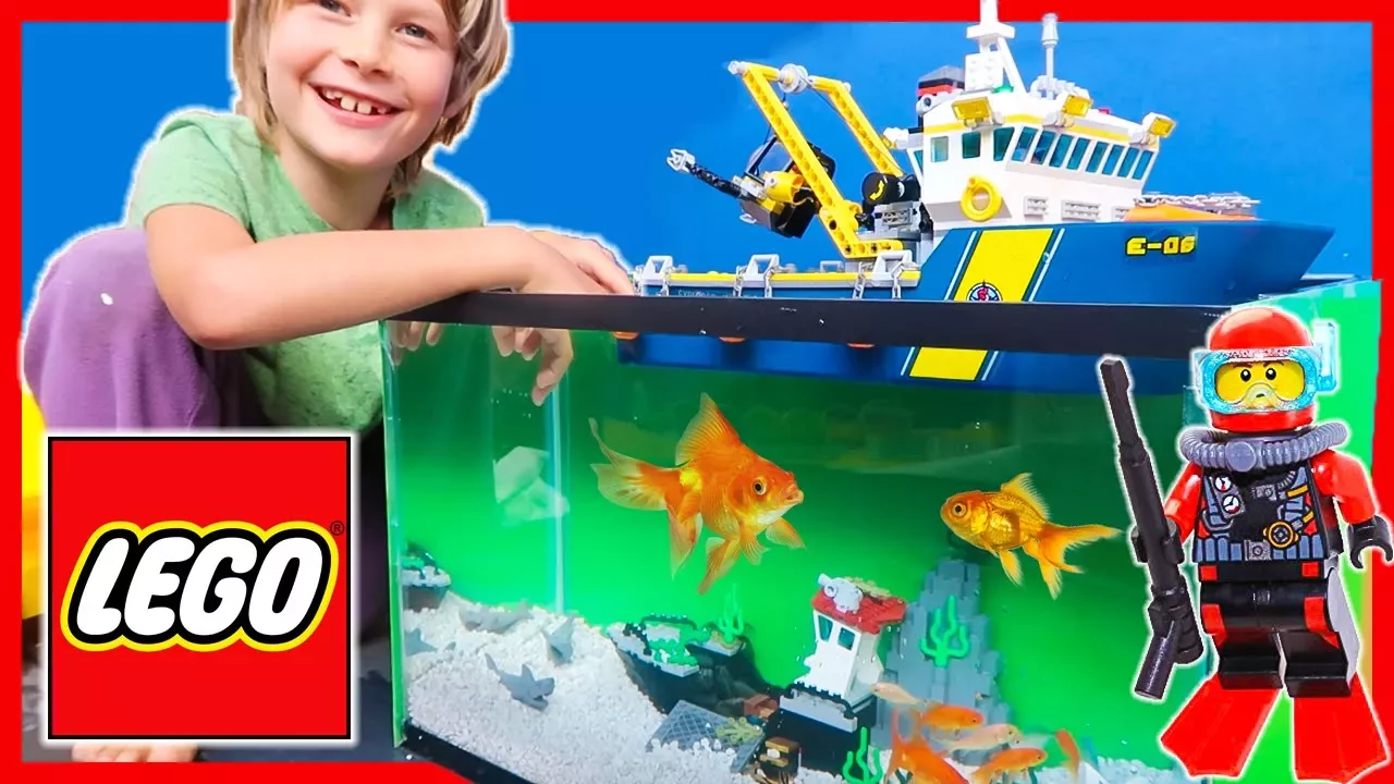 LEGO CITY 60266 Ocean Exploration Ship Speed Build for Collecrors - Brick Builder