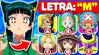 ¡SALVA a 1 Personaje de Anime y el Resto DESAPARECE! 😱 (Reto A-Z) (Clickbait/Llamativo) | Play Quiz