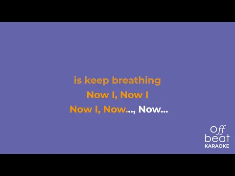 Download MP3 Ingrid Michaelson - Keep Breathing (Karaoke Version)