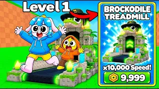เริ่มต้นใหม่ ด้วยลู่วิ่ง BROCKODILE ใน Steal an Egg.. l Roblox Steal An Egg