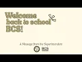 Welcome Back to School 2026-2027