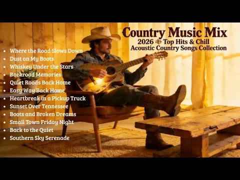 🤠 Country Music Mix 2026 🤠 Top Hits & Chill Acoustic Country Songs Collection