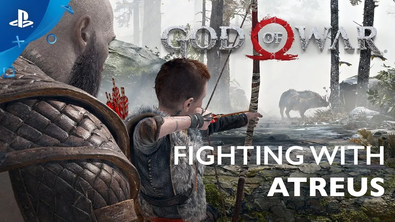 God of War | Fighting with Atreus 