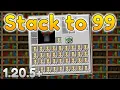How to stack UNSTACKABLE items in Minecraft Java edition 1 20 5