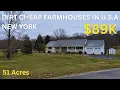 8 Dirt Cheap MOVE IN READY New York Farmhouses You Can Still Buy in 2026
