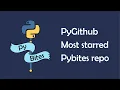 Using PyGithub to get Pybites repos with most stars