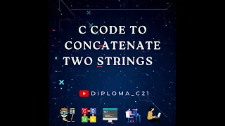 C Code to Concatenate two strings without using strcat function