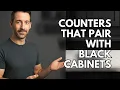 Best Countertops Colors That Pair With Black Cabinets