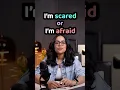 Scared vs Afraid - Difference Between These Confusing English Words English With Ananya