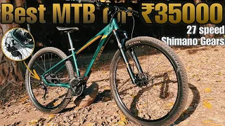 Fittrip Niner Best mid Range MTB | Best Gear Cycle for trail ride | 27 Speed Shimano Gear