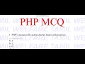 TRB Computer Instructor PHP MCQ VIBRANT ONLINE ACADEMY