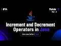 Increment and Decrement Operator in Java Core Java Tutorial in Tamil BuiltBy Error