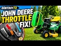 John Deere Throttle Cable Replacement Made Easy