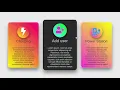 Beautiful HTML card Jump on hover Vanilla javascript card