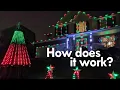 How does a holiday light show work?