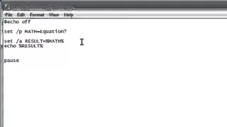 Batch Programming Lesson 2 User Input Variables YouTube