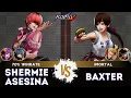KOF XV ▰ SHERMIE ASESINA (Shermie/Leona/Athena) 🆚 BAXTER (Yuri/Benimaru/Isla)🎞️Replay Match - 12/25