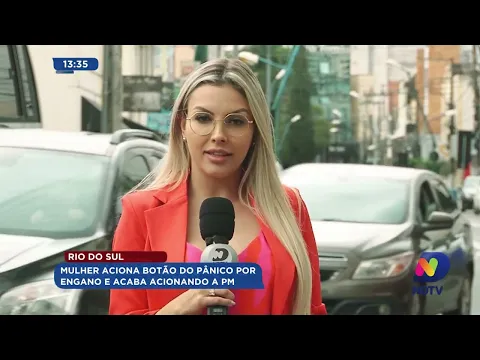 Mulher aciona o Botão do Pânico por engano e acaba acionando a PM em Rio do Sul