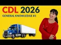 General Knowledge CDL Test Prep 2026 60 Sample Questions for the FMCSA Exam