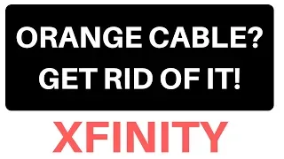 Orange cable in your yard Comcast Xfinity