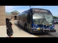 RTA Pace Pulse Bus Arriving At Lincolnwood Town Center Route 290 Touhy Ave