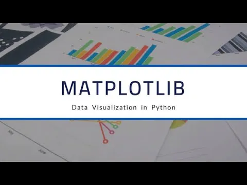 Data Visualization in Python using matplotlib | Training Video