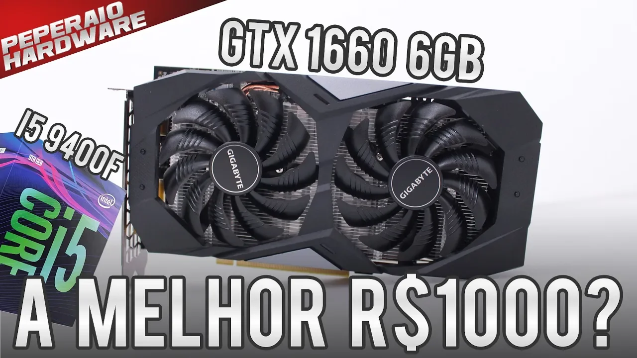 Excelente placa de vídeo até R$ 1000 reais em 2020! Teste GTX 1660 6GB em 4 jogos