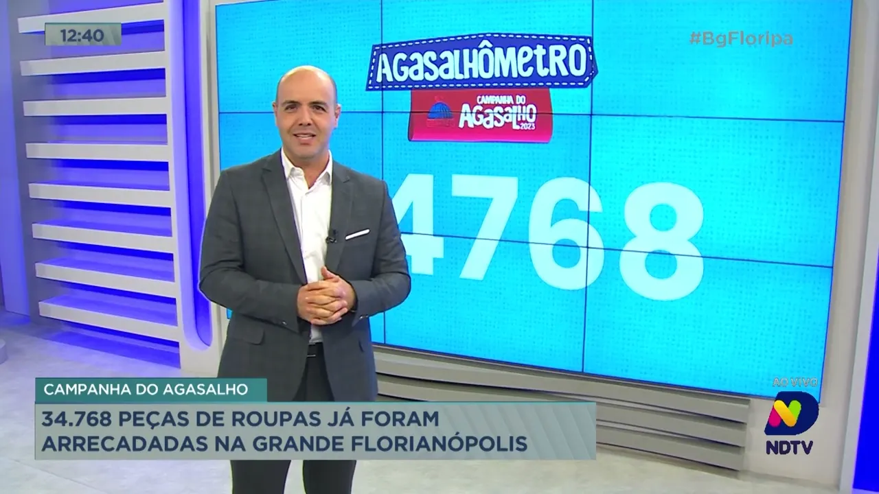 Campanha do Agasalho já arrecadou mais de 34 mil doações em Florianópolis