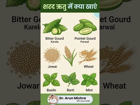 शरद ऋतु मे क्या खाना चाहिये  #mishraveda #oj Ayurveda #drarunmishra