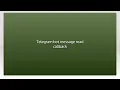 Telegram bot message read callback