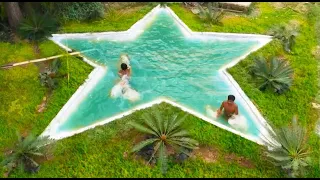 45days Unbelievable Build Amazing Star Swimming pool Underground