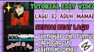 Download Tutorial Cara Edit Video Lagu Aduh Mamae Ada Cewe Baju Hitam||Capcut MP3