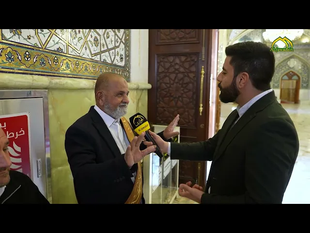 ⁣شيبة مباركة … نالوا شرف التطوع لتبرك بخدمة زائري الإمامين الكاظمين الجوادين (عليهما السلام).
