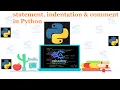Python 003 statement indentation comment in Python Hindi Priya Ranjan code academy