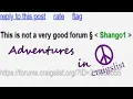 A Craigslist Discussion Forum Adventure Feat Voia