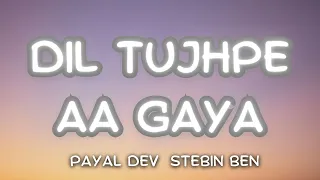 dil tujhpe aa gaya lyrics payal dev stebin ben
