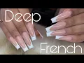 Watch Me Work Classic Deep French Nail Art Tutorial