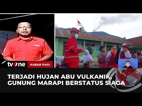 Gunung Marapi Siaga, Hujan Abu Kembali Turun di Sekitar Posko Darurat