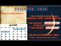 PASSOVER 2026