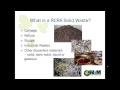 RCRA Hazardous Waste Management Training