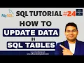 SQL Tutorial - How to Update Data in SQL SQL UPDATE Statement